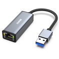 thumbnail image 1 of BENFEI Ethernet Adapter, USB 3.0 to RJ45 1000Mbps Gigabit LAN Adapter Compatible for MacBook, Surface Pro, PC with Windows11/10/8/7, XP, Vista, Mac[Aluminium Shell&Nylon Cable], 1 of 9