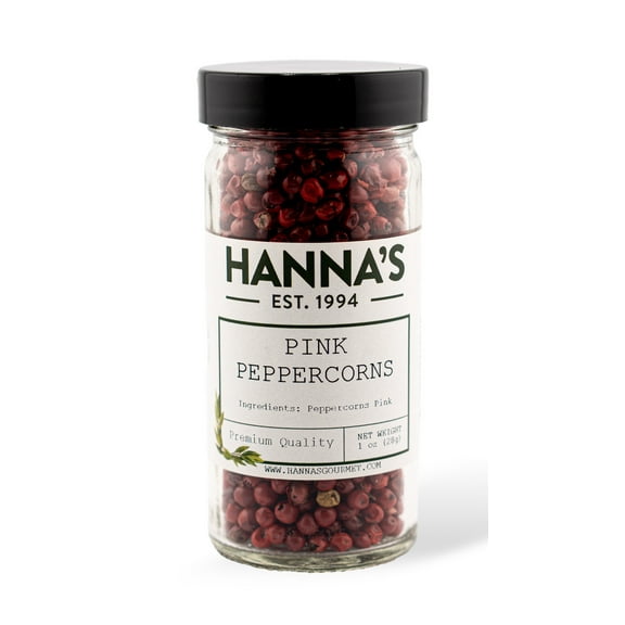 Hanna's Pepper Pink Whole, 4 fl oz Glass jar