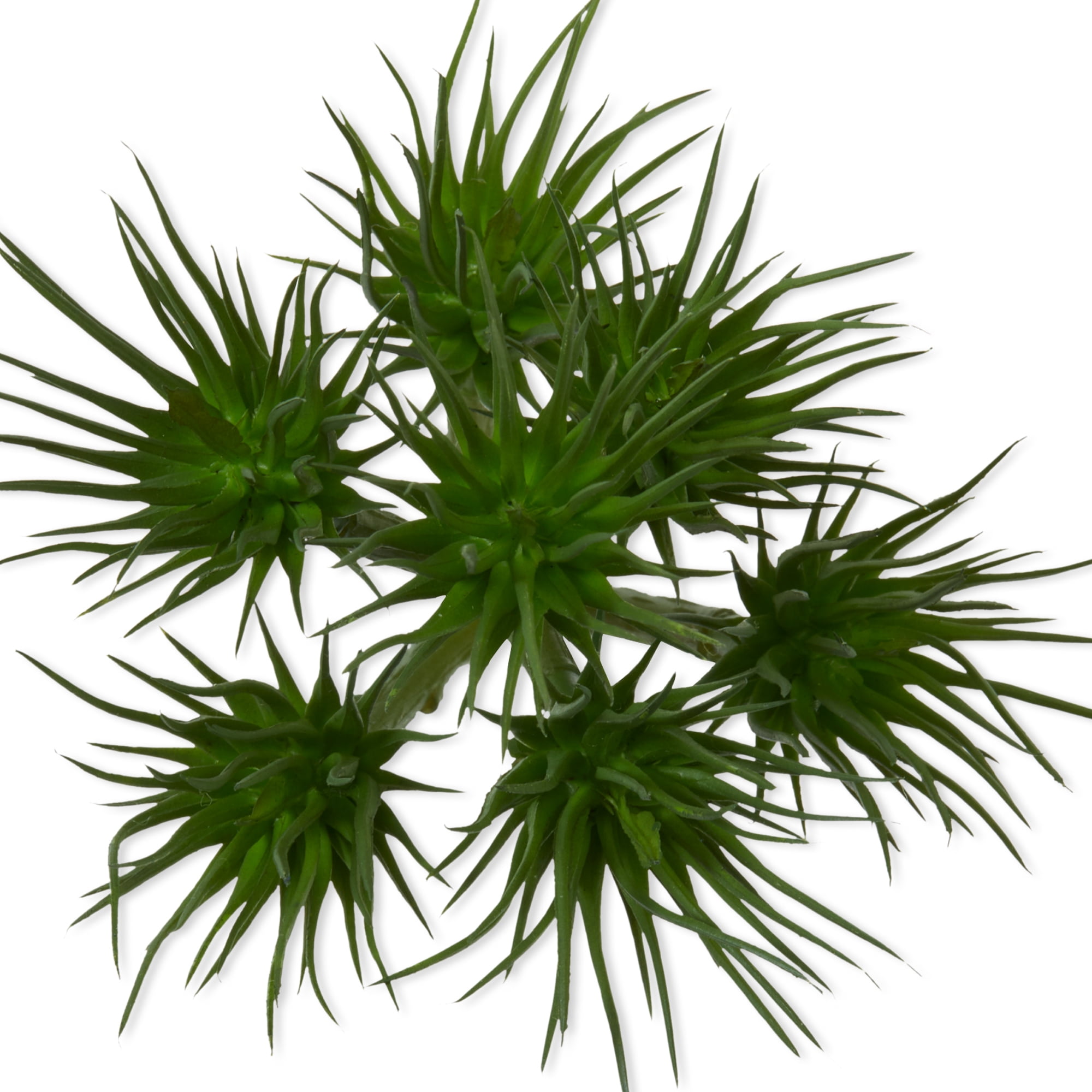 Mainstays Artificial Succulent Pick 3.5 Inch x 7.25 Inch Green Spiked