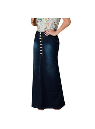 Long Jean Dresses And Skirts