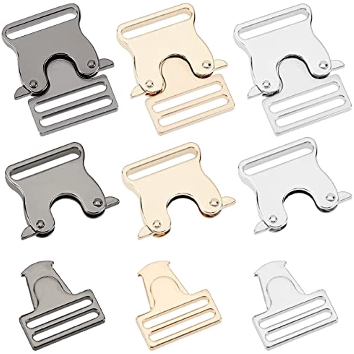 YunBey Boucles à Clip Rapide - 15 Pack De Fermoirs Réglables Pour Sac à Dos, Paracorde Et Accessoires (25mm)