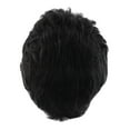 thumbnail image 3 of Beauos Clearance for Fashion Wig Male Handsome Man Men Black Wigs Cool Wig Short Wig, Wigs for Women Clearance Sale, 1X Wig, 3 of 6