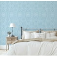 thumbnail image 3 of S4sassy Self-Stick Decorative Wallpaper, Art Deco Line Print Wall Paper, Waterproof Contact Paper, Blue, 25"x240"inch Removable Renter Friendly Wall Covering For Bedroom, Dining room, 3 of 8