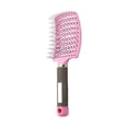 thumbnail image 5 of Nylon Pin Wide Tooth Smooth Hair Large Curved Comb Arc Hairdressing Comb Ribs Curly Hair Comb Massage Air Cushion Comb Men and Women Styling Comb, 5 of 5