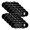 Black, variant on Signs ByLITA Designer Please Ring Doorbell for Deliveries Sign (Black) - Small