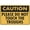 Warning Sign 2, variant on Caution Radiation Area Reflective Aluminum Metal Signage - 8"x12", With Symbol, Weatherproof - Lab, Hospital, X-Ray Room, Nuclear Facility