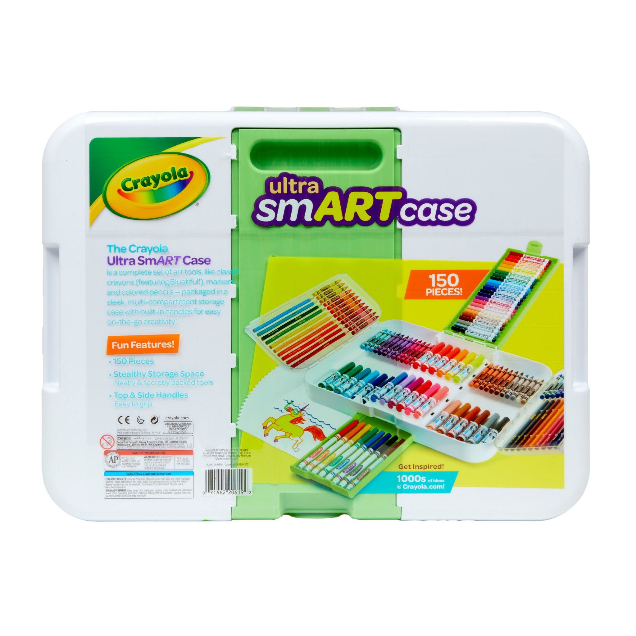 Crayola Ultra SmART Case, School Supplies, Markers & Crayons Art Set, Beginner Unisex Child - image 3 of 8