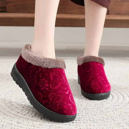 

Gubotare Muck Boots Women s Ankle Bootie Winter Lace up Mid Calf Military Combat Boots Red 7.5