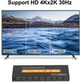 thumbnail image 3 of Répartiteur HDMI 1x8 8 Ports 1 Sortie Interrupteur HDMI 1 Port vers Écran HDMI Doublon/miroir Alimenté, 3 of 5