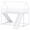 White, variant on Furnibear House-shaped Twin Over Twin Metal Low Bunk Bed with Slide Ladder and Full-length Guardrails for Kids Rooms, Black