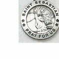thumbnail image 2 of McVan L600SB 0.95 x 0.79 x 0.6 in. Sterling Silver St. Sebastian Pendant, 2 of 3