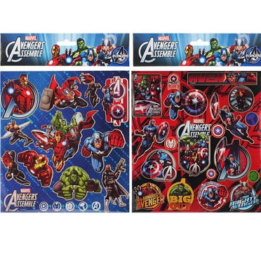 12 Avengers Big Size Stickers