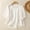 White, variant on Qulqfy Cotton Linen Blouses for Women Casual V-Neck Short Sleeve Solid Embroidered Spring Pink Summer Tops for Women 2026 M