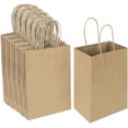 thumbnail image 1 of Bolsas de Papel Kraft con Asas para Embalaje de Regalo (Marrón, 50 Pack), 1 of 4
