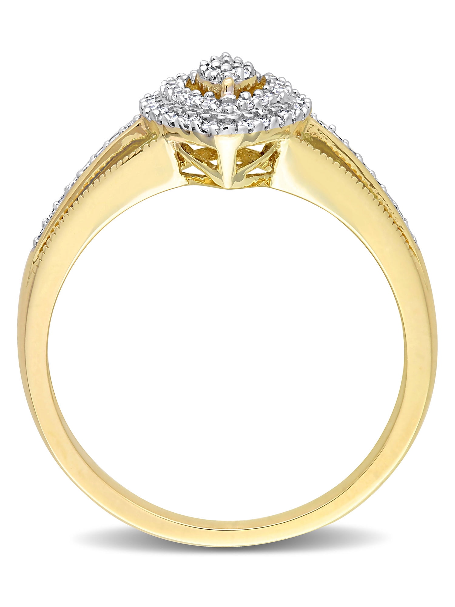 Everly Women's Diamond 10K Yellow Gold Engagement Ring