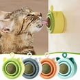 thumbnail image 5 of Catnip Wall Balls Edible Kitty Catnip Wall Toys Licking Rotatable Cat Snack Ball Cat Wall Treats Safe Healthy Kitten Chew Toys for Cat Teeth Cleaning Biting, 5 of 5