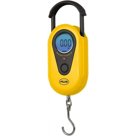 AMERICAN WEIGH SCALES Industrial Digital Hanging Scale with LCD Screen, 44lb