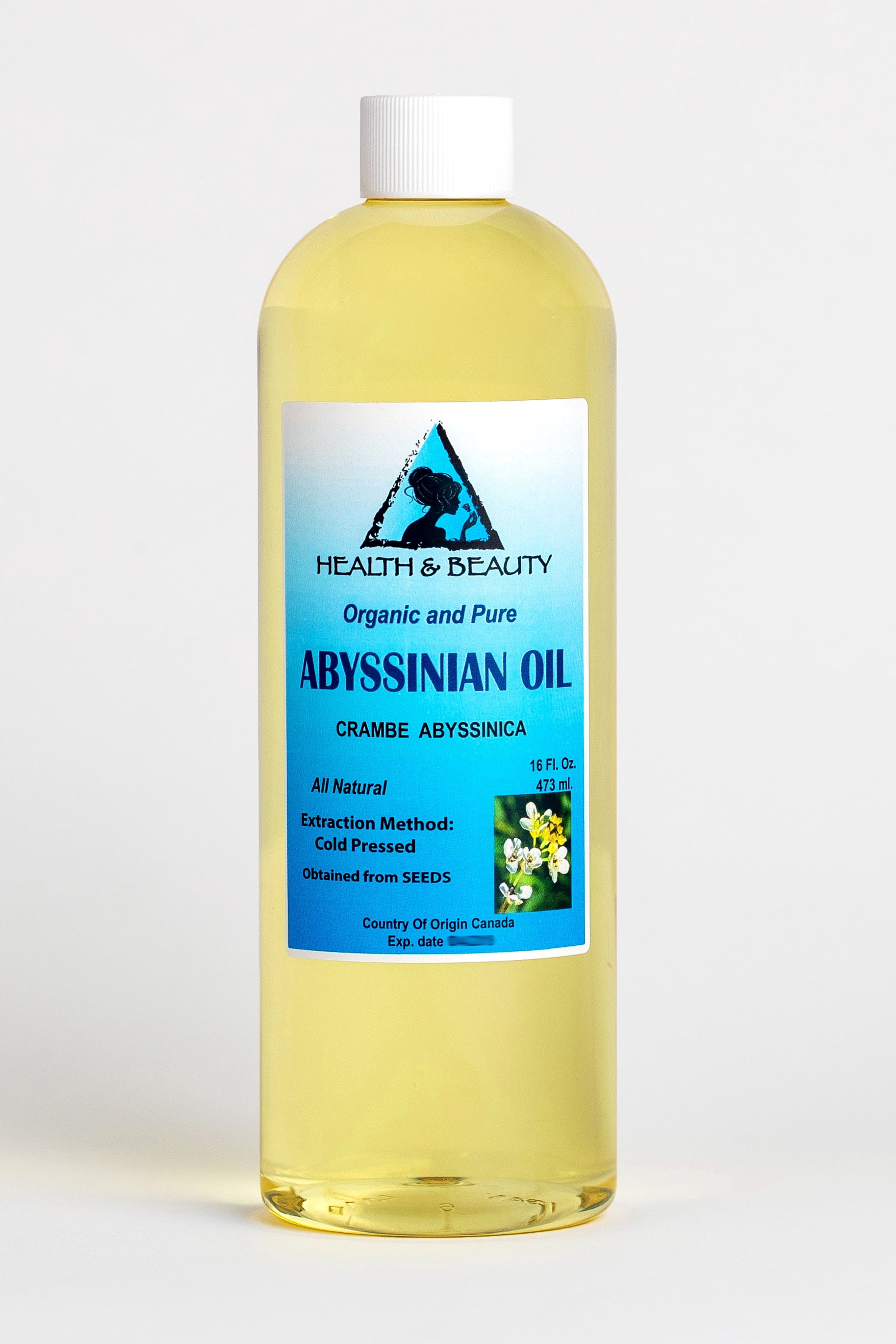 Abyssinian / Crambe Seed Oil Organic Carrier Cold Pressed Fresh 100% Pure 16 oz