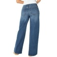 thumbnail image 3 of Celebrity Pink Women's and Women's Plus Baggy Wide Leg Jeans, Available in Regular, Short, Long Inseams, Sizes 1-24, 3 of 5