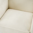 thumbnail image 5 of Christopher Knight Home Modern Barrel Accent Chair 29.9" Chenille Upholstered Armchair with Foam Cushion, Beige, 5 of 9