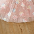 thumbnail image 7 of Floleo Girls Floral Tulle Tutu Skirt Kids Elastic Waist Layered Mesh Skirt 3D Flower Applique Skirt Lightweight Party Skirt for Play and Special Occasions(Pink,3 Years), 7 of 7