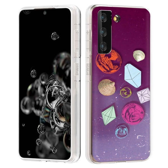 TalkingCase Slim Phone Case Compatible for Samsung Galaxy S21 5G, S30,(Not S21+,S21 Ultra),crystle Print,Lightweight,Flexible,Soft, USA