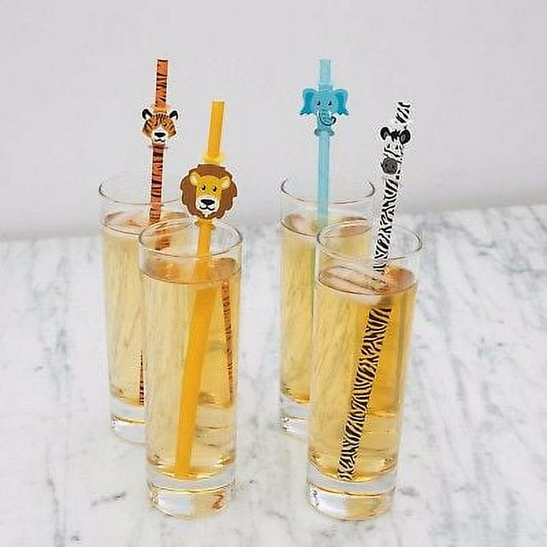 Colorful Reusable Glass Straws – Kikkerland Design Inc