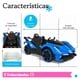 thumbnail image 2 of Montable Eléctrico The Baby Shop - go kart eléctrico, control remoto, 12v, luz, sonido Azul -, 2 of 6
