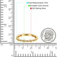 thumbnail image 4 of Yellow Tone, Simulated Cubic Zirconia Size-5 Eternity Ring Wedding Engagement Band Marquise 925 Sterling Silver, 4 of 7