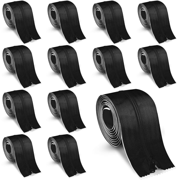 Cinta para puerta con cremallera Tigeen 2 rollos, de alta resistencia, 7.6 cm x 2.13 m, nylon