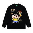 thumbnail image 4 of Suéter Kawaii Crayon Shin-chan dibujos animados Anime Y2K chica picante algodón manga larga moda suelta Casual deportes pareja Top otoño, 4 of 4