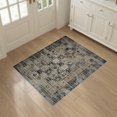 thumbnail image 3 of ODIKA Throw Checkered Large Boho Motif Distressed Couch Door Border for Bedroom, Bedside, Nursery, Pet Friendly & Kids Safe, 3 of 7