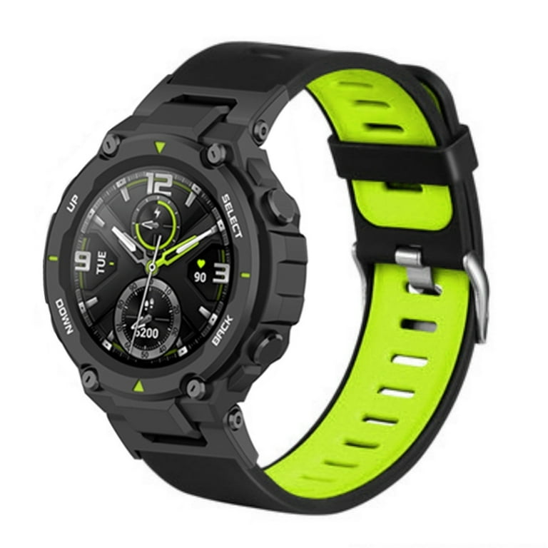 Compatible with Amazfit T Rex Watch Bands Adjustable Sport Silicone Replacement Band Straps Wristbands Bracelet Accessories Fit for Amazfit T Rex Amazfit T Rex Pro Smartwatch Clearance Items Walmart....