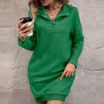 thumbnail image 4 of WJHWSX Casual Dresses for Women,Fall Dresses for Women 2025,Womens Dresses,Long Sleeve,Pockets,Soft,Solid,M(US:6), 4 of 7