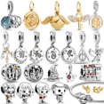 thumbnail image 2 of 2023 Hot 100% 925 Sterling Silver Charms Dangle Beads Fit Original Pandora Bracelet Necklace Diy Jewelry Making For Women Gao Jinjia LED, 2 of 2