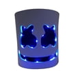 thumbnail image 2 of Máscara LED de Marshmello, casco para Cosplay de DJ, máscara de disfraz de Marshmello, máscara LED iluminada, máscara de Cosplay para fiesta colorida, 2 of 3