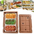 thumbnail image 6 of 3 Pans Hot Box Insulated Food Pan Carrier fits Catering Insulated Food Warmer, 6 of 18