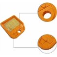 thumbnail image 3 of Air Filter Cleaner Fit for Stihl HS81 HS81T HS86R HS86T Trimmer Chainsaw Replaces 4237 141 0300 (pack of 3), 3 of 7