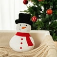 thumbnail image 5 of Gytml 18.1 Inch*11.02Inch Christmas Snowman Throw Pillow Snowman Soft Cushion Pillows Cute Winter Holiday Decorative For Couch, Sofa, Bedroom White 46cm, 5 of 9