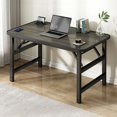 thumbnail image 2 of Writing Corner Laptop Computer Desks Storage Folding Bedroom Office Desk Modern Wooden Free Shipping Mesa Escritorio Furniture My Lux Decor Round, 2 of 25