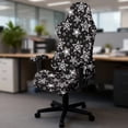 thumbnail image 4 of XYZCANDO Star Gaming Chair Cover Set Gaming Chair Protective Cover 4pc Set Easy to Clean Anti-Skid Gaming Chair Accessories Keeps Your Chair Cool and Clean, 4 of 7
