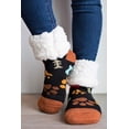 thumbnail image 5 of Pudus Cozy Winter Slipper Socks Women & Men w Non-Slip Grippers Faux Fur Sherpa, 5 of 9