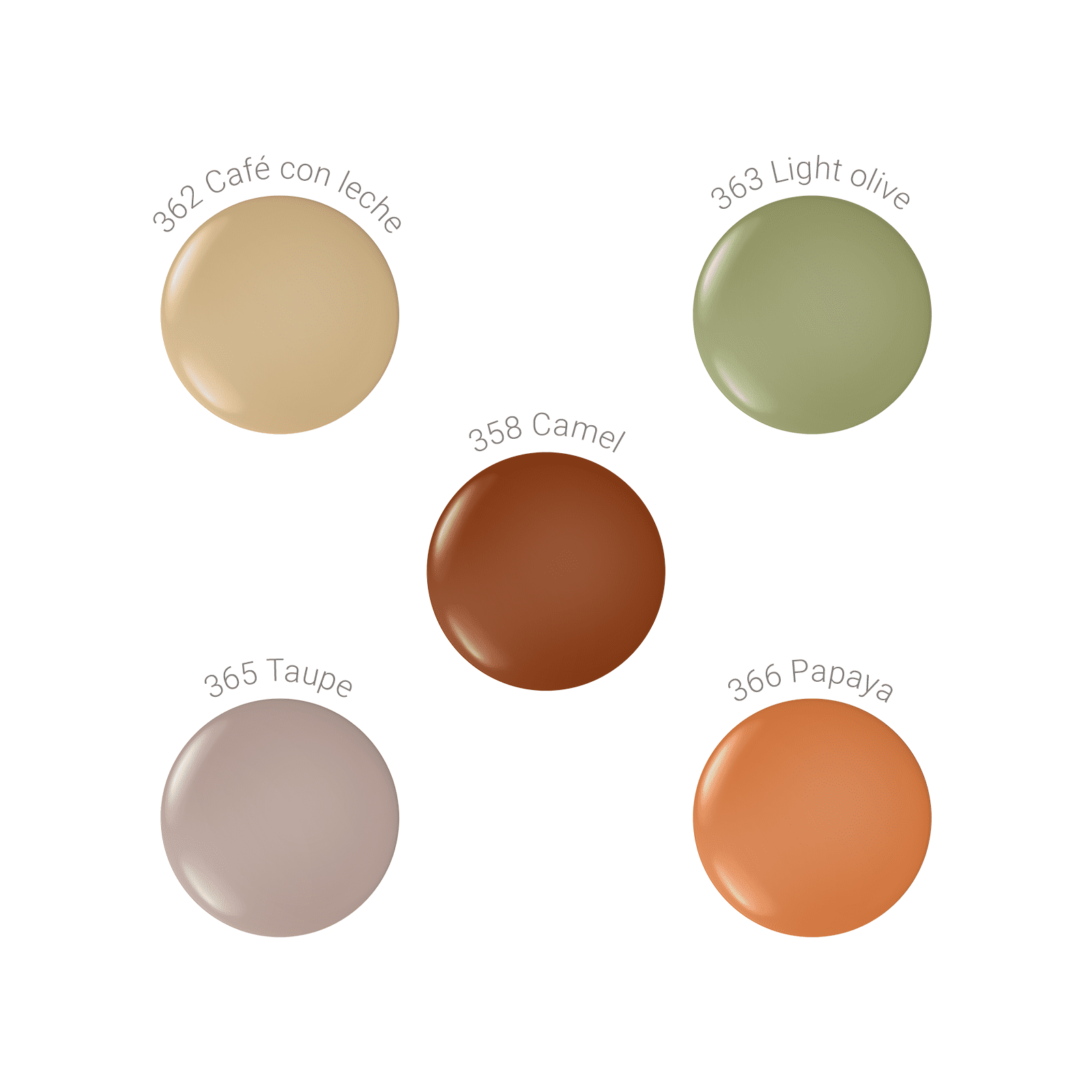Eternal Nail Polish Collection: Safari - 5PCS, 0.46 fl oz ea.
