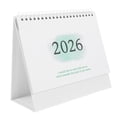 thumbnail image 2 of Mini calendario de escritorio pequeño, con tapa abatible, para planificar y organizar el día a día. Ideal para la oficina en casa o en cualquier lugar. Color verde claro., 2 of 8