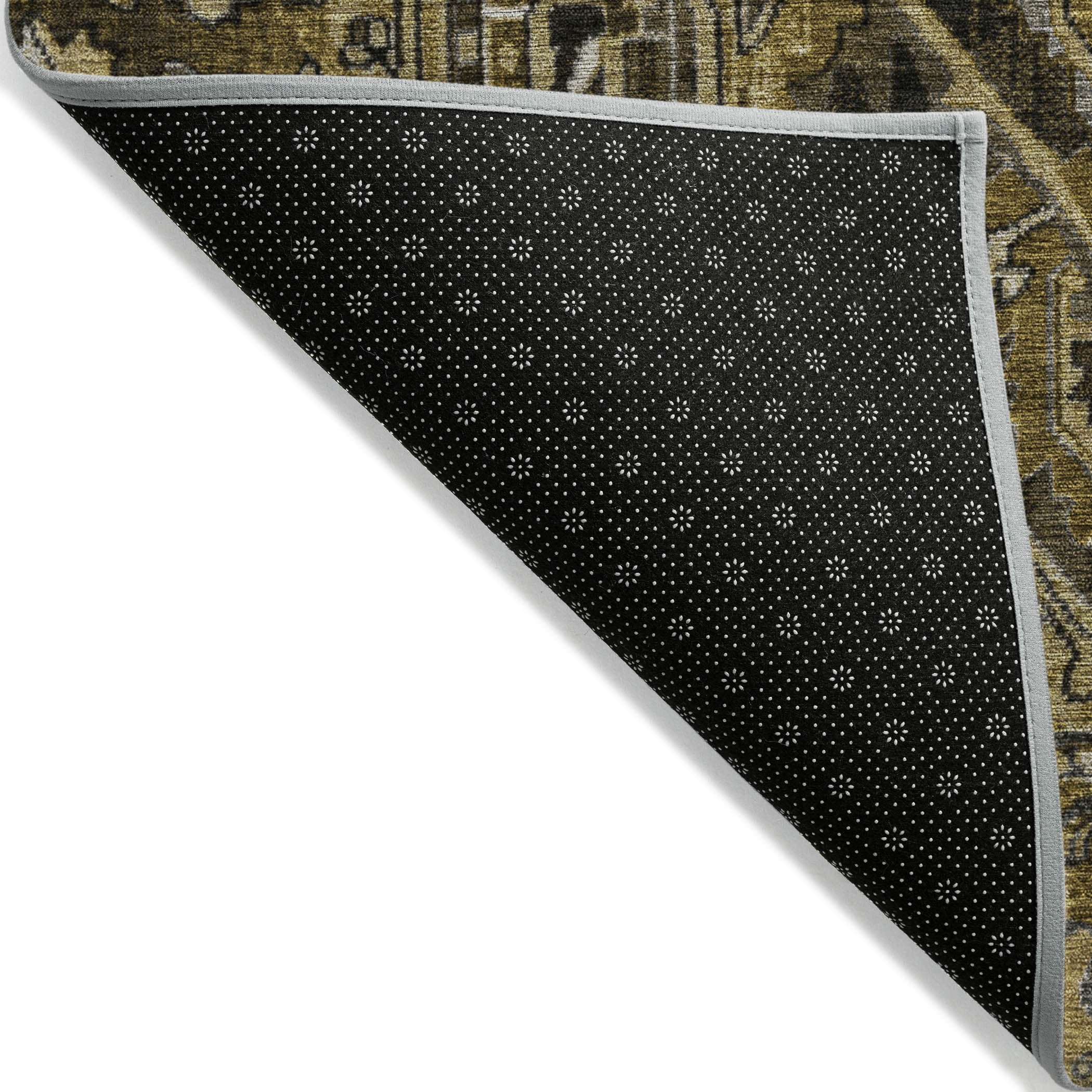 Addison Rugs Chantille Indoor/Outdoor Traditional Oriental Brown Washable Rectangle Rug, 1'8" x 2'6"