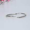 thumbnail image 2 of 10 Pack Metal Curtain 2 Inch Snap Joint Drape Ring Loops for Bathroom Curtain Rods Plating Finish, Silver Tone, 2 of 5