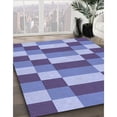 thumbnail image 3 of Ahgly Company Machine Washable Indoor Rectangle Transitional Day Sky Blue Area Rugs, 5' x 8', 3 of 7