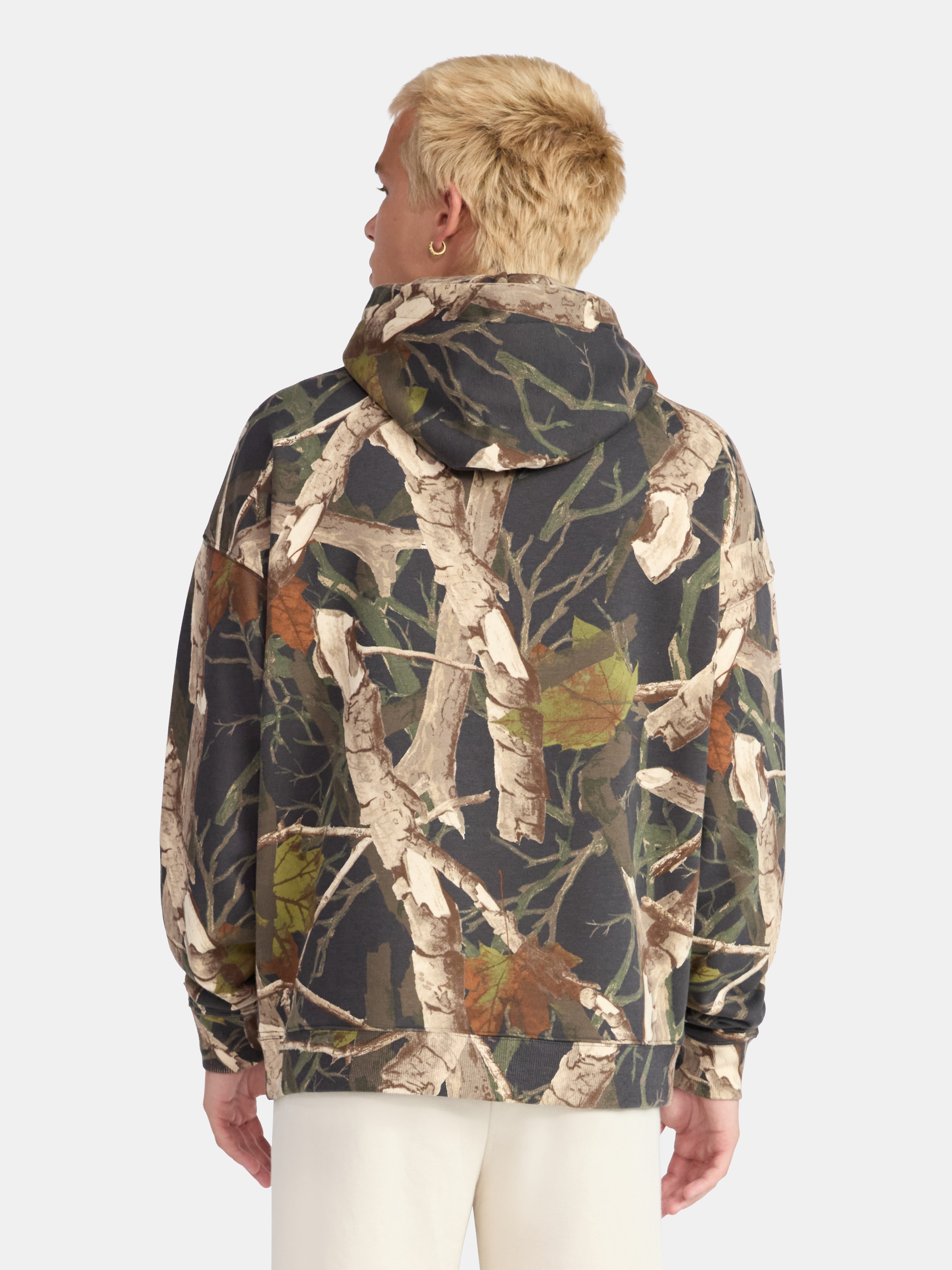 No Boundaries Oversized Hoodie with Long Sleeves, Men's XS-5XL