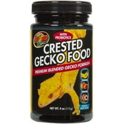 Zoo Med Crested Gecko Food Tropical Fruit Flavor [Reptile Gecko Food, Reptile Supplies] 4 oz
