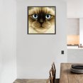 thumbnail image 2 of Cuadros Decorativos 5D DIY diamante pintura completo redondo taladro cara grande gato mosaico imagen Animal regalo Ehuebsd Nuevos Originales, 2 of 5